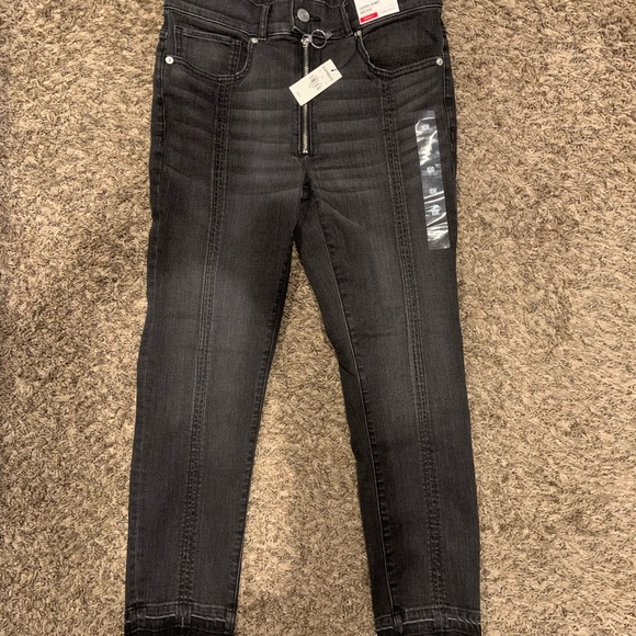 Gray Ankle Jeans